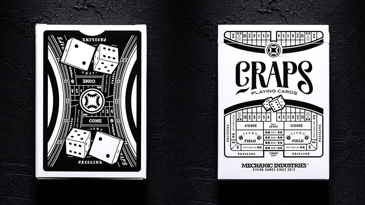 craps.png Baraja Craps Playing Cards (Incluye video instructivo) by Mechanic Industries - Imagen 1
