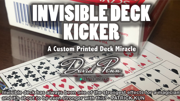 kic.png Baraja Invisible Deck Kicker (Gimmicks y video instructivo) by David Penn - Imagen 1
