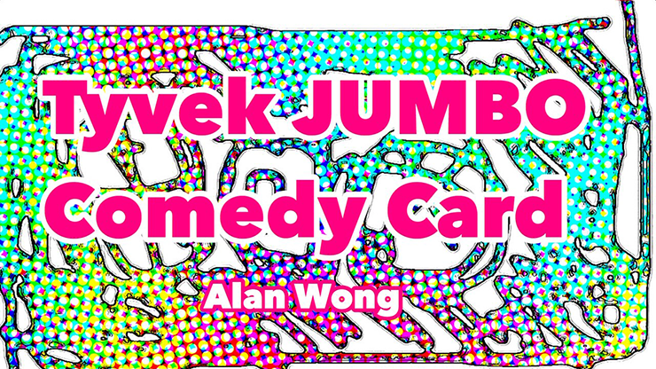 tyvek.png Carta Tyvek Comedy Card Jumbo by Alan Wong - Imagen 1