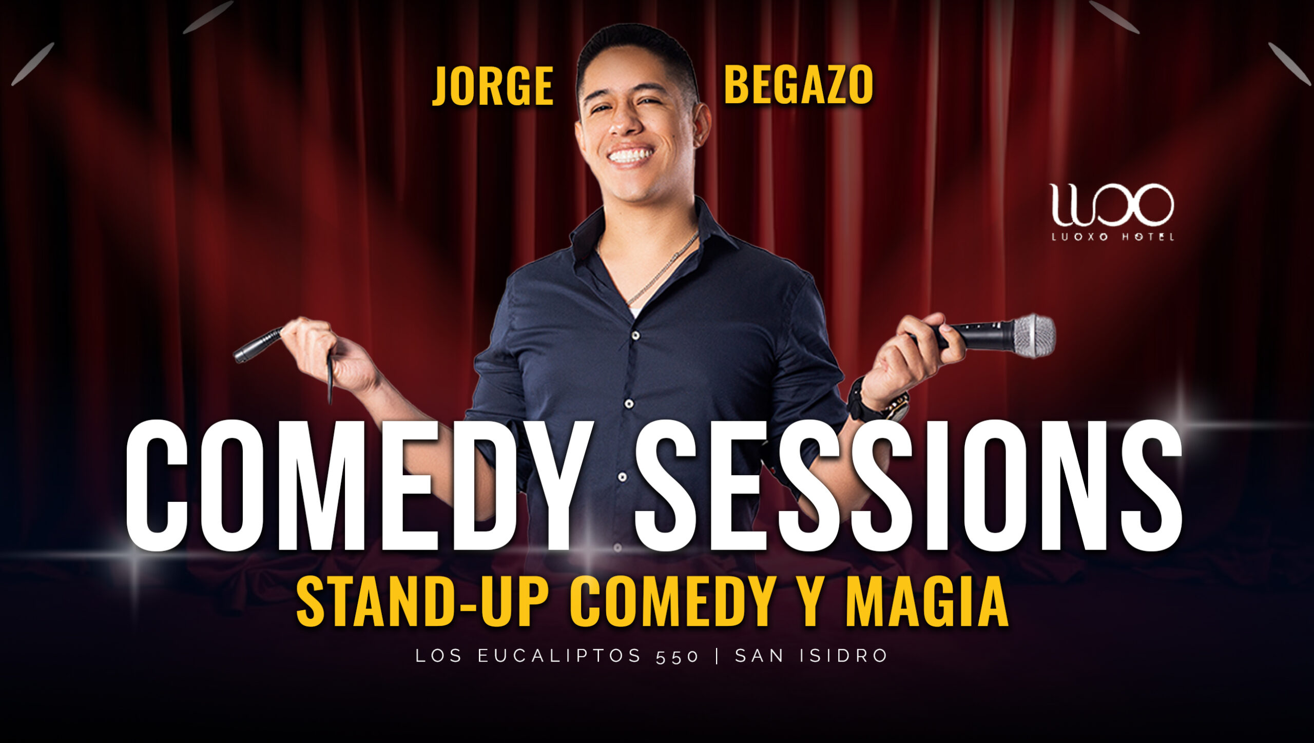 TAMAÑO PORTADA PRODUC Comedy Sessions en Luoxo Hotel - Imagen 1
