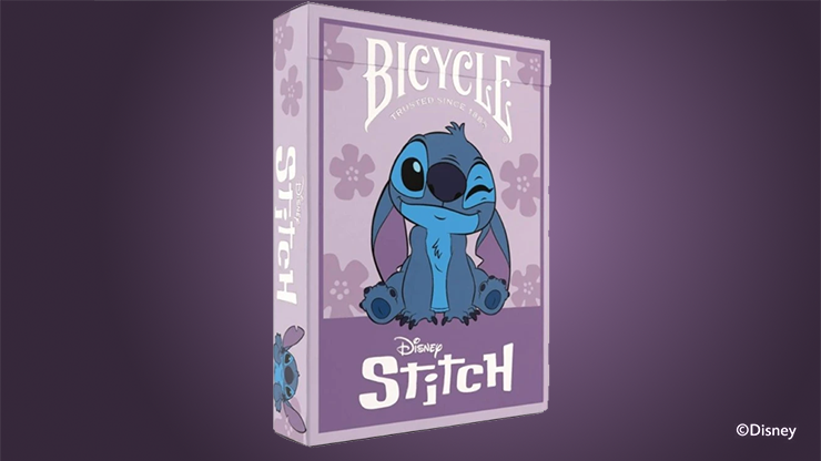 sti Baraja Bicycle Disney Stitch (Morado) Playing Cards by US Playing Card Co - Imagen 1