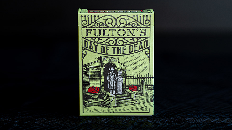 dea Baraja FULTON'S Day Of The Dead Green (Verde) Edition Playing Cards - Imagen 1